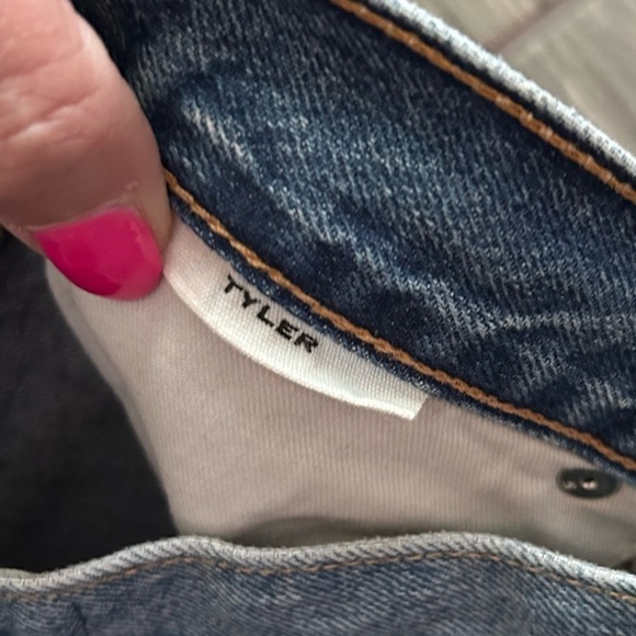 SLVRLAKE Tyler Distressed Straight Leg Jeans in Old Ways Sz 26 - Picture 8 of 10